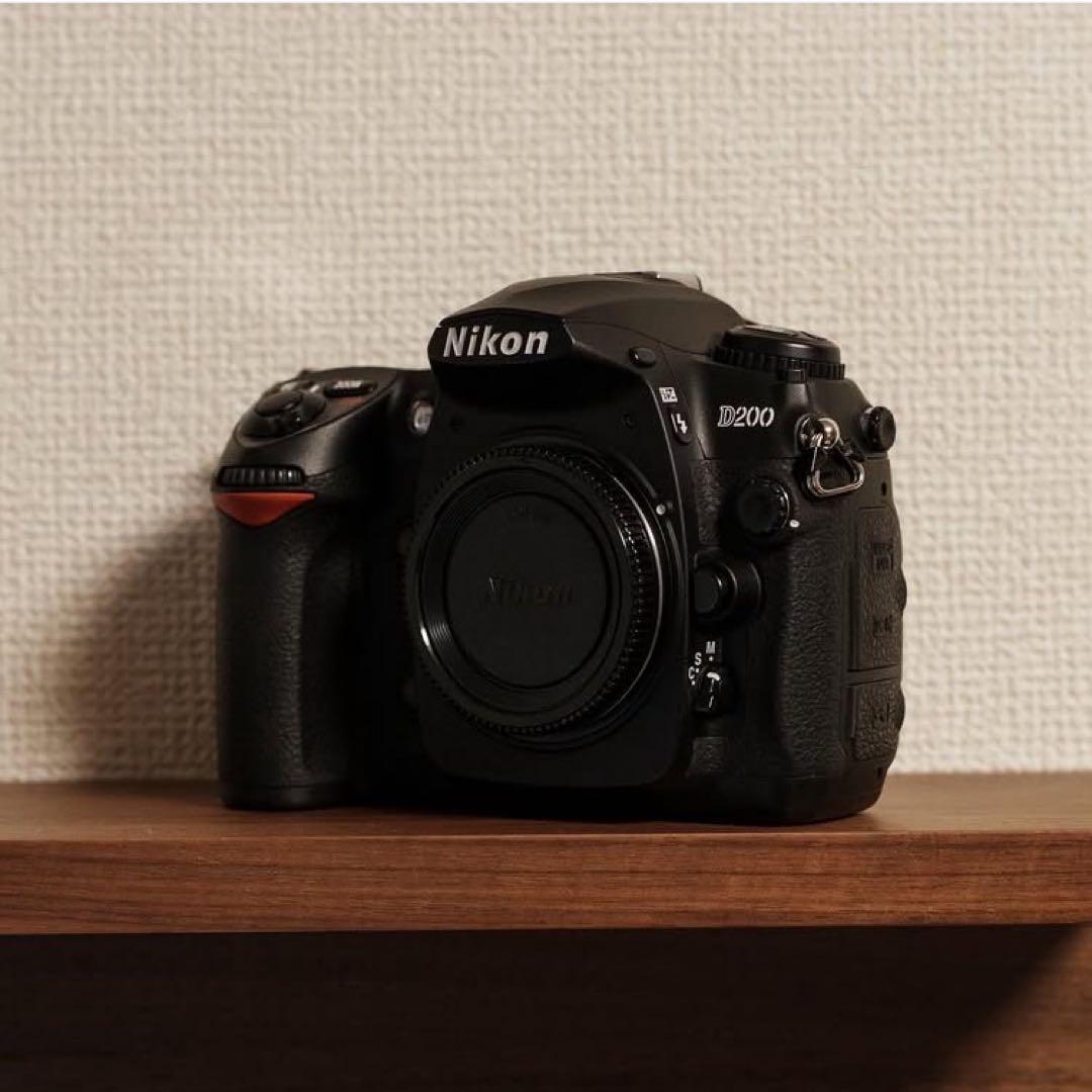 Nikon D200 ショット数4821枚 CFアダプター 付き