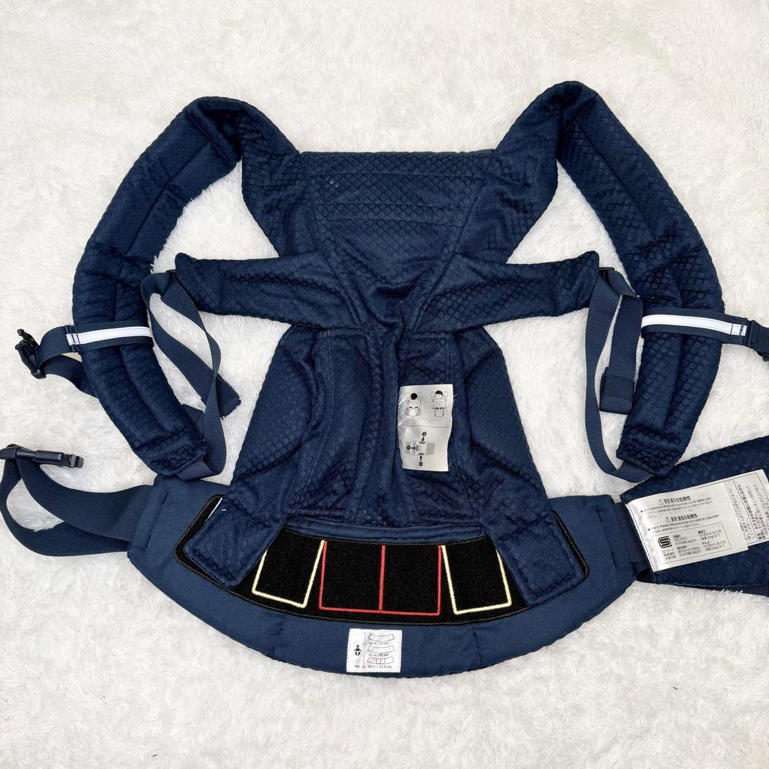 極美品 エルゴベビー オムニブリーズ 抱っこ紐 ミッドナイトブルー