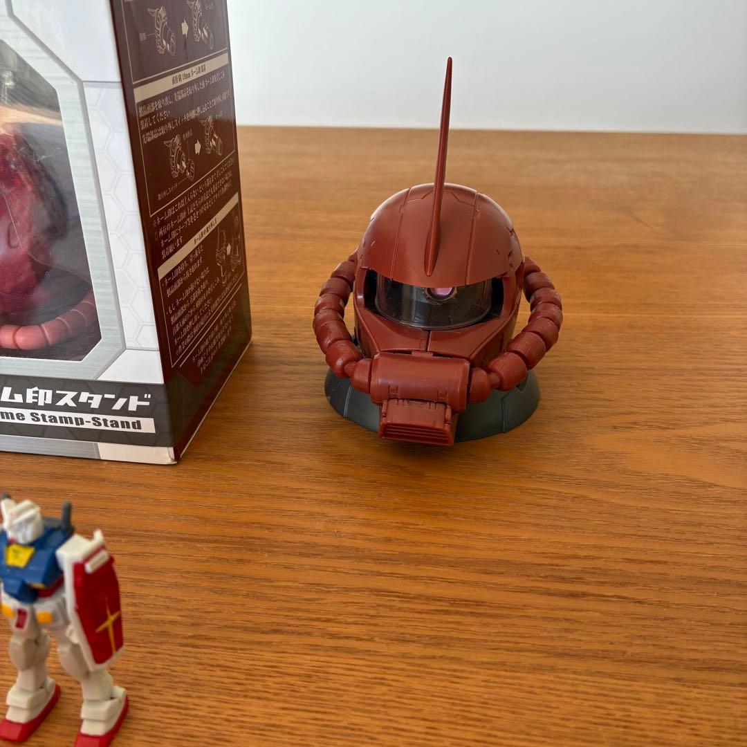 MS-06S Zaku ネーム印スタンド、ザク セロハンテープ【非売品】セット