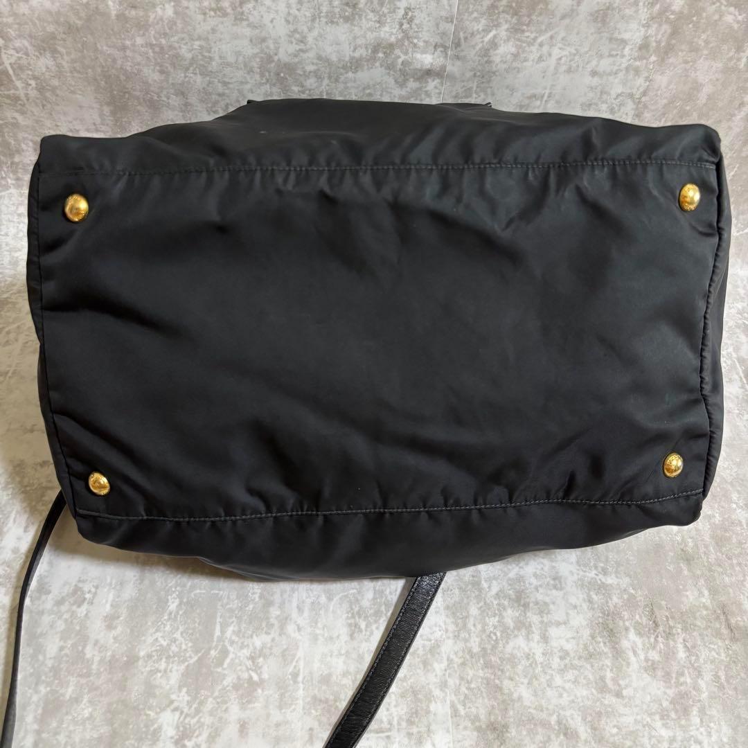 I53 PRADA プラダ　ボストンバッグ　三角ロゴ　ナイロン　2way 良品
