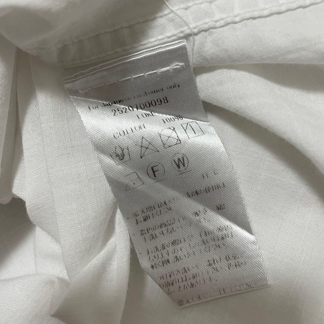 極美品✨️フランクアンドアイリーン LUKE 長袖シャツ 白 無地 Lサイズ