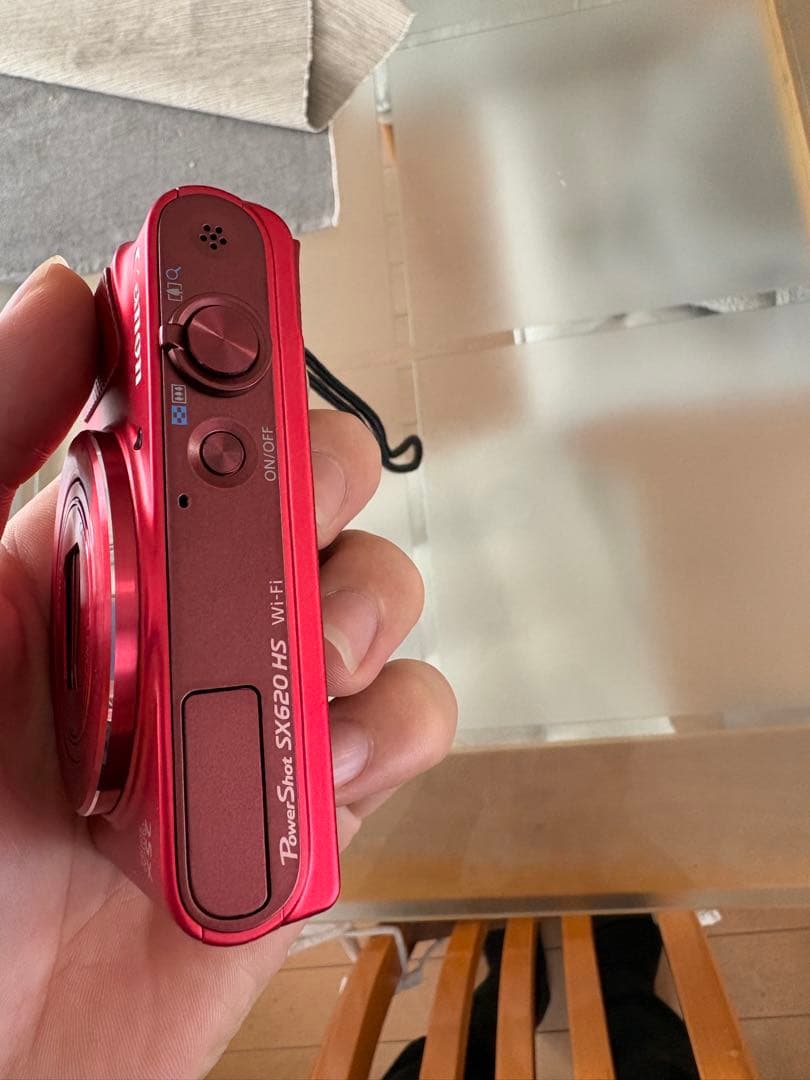 Canon コンパクトデジタルカメラ 赤