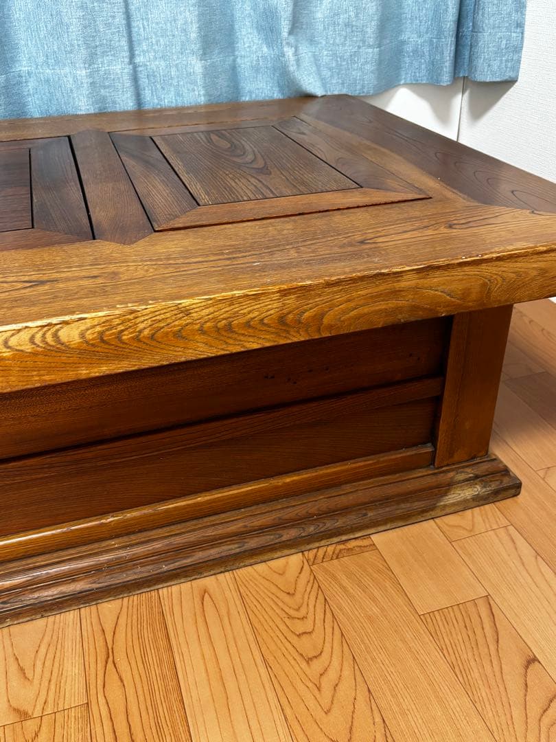 囲炉裏座卓　囲炉裏テーブル　欅材　火鉢　和家具