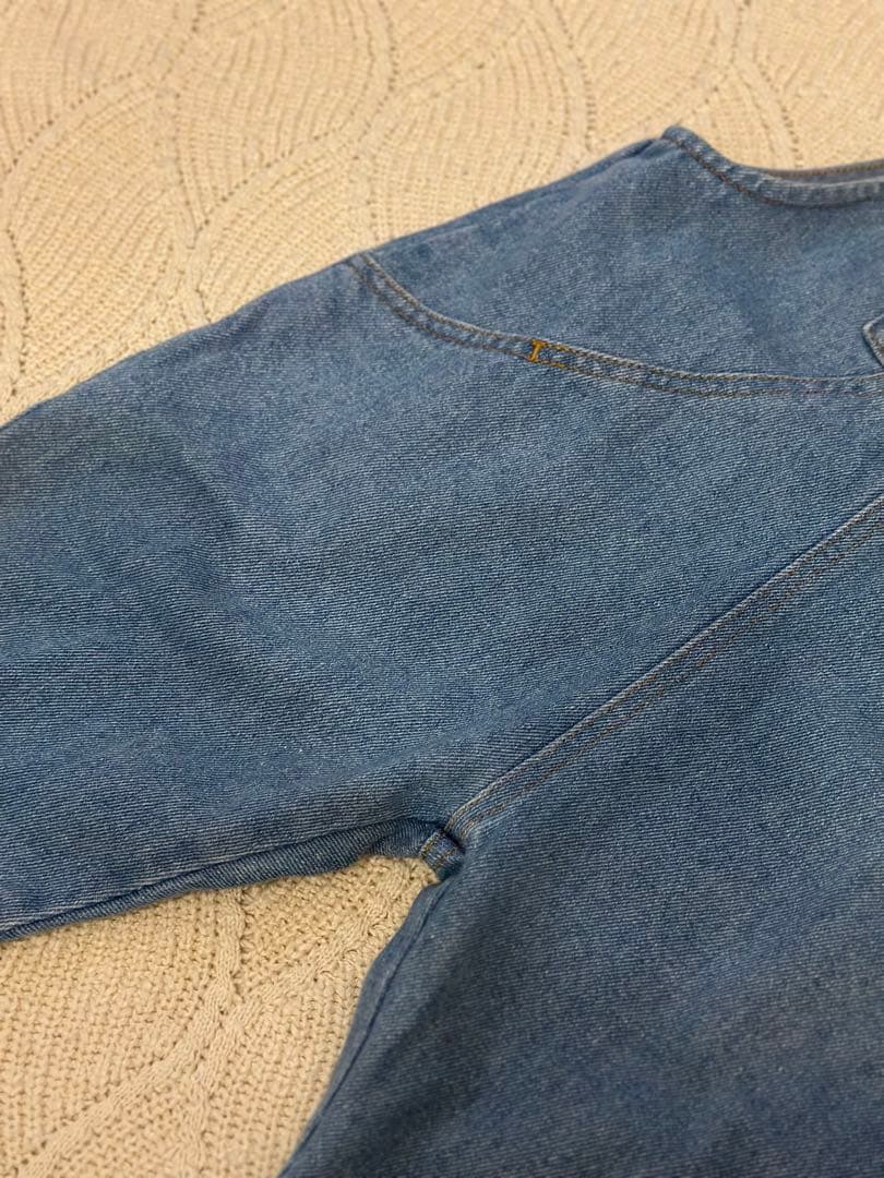 the simple folk 2-3y デニム オーバーオール