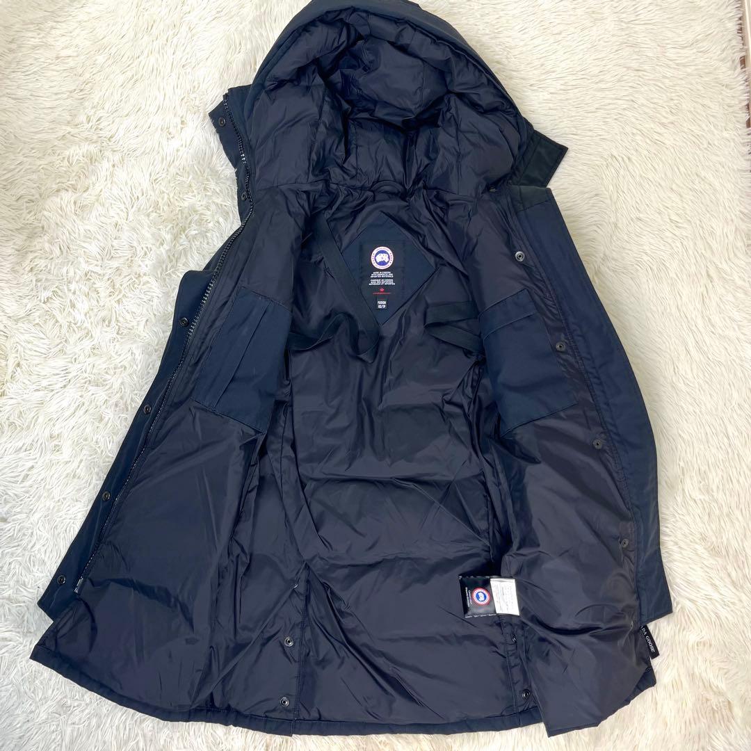 【美品/正規品】カナダグース シェルバーンパーカ ダウンジャケット 紺色 XS