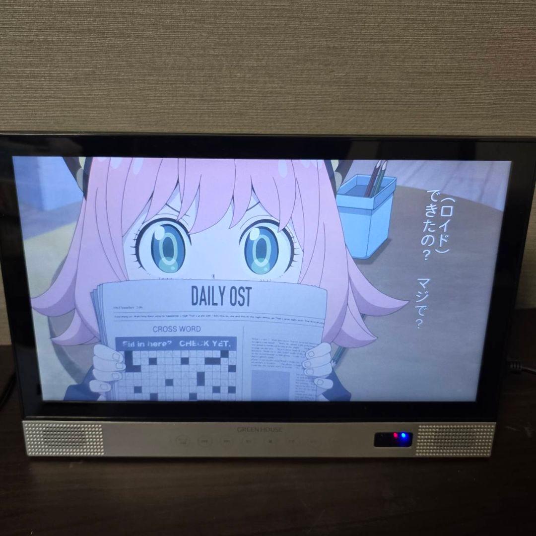 本日限定値下げグリーンハウス１４インチブルーレイプレイヤー美品