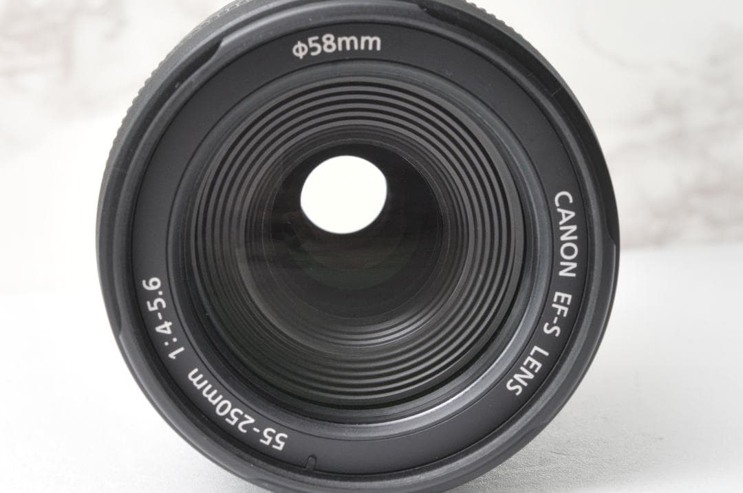 美品 Canon EF-S 55-250mm IS⭐️手ぶれ補正 望遠レンズ