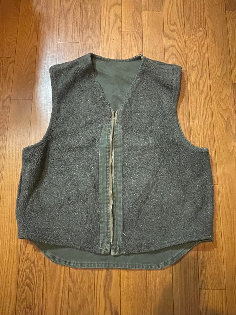 Carhartt オリーブ ジッパーベスト