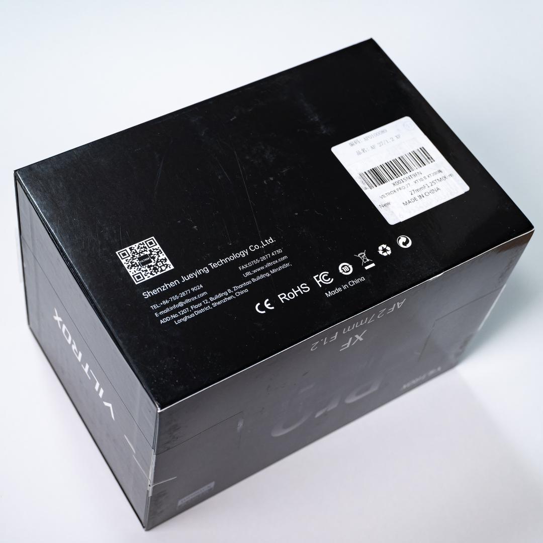 VILTROX 27mm F1.2 Pro XF 富士フイルム Xマウント用