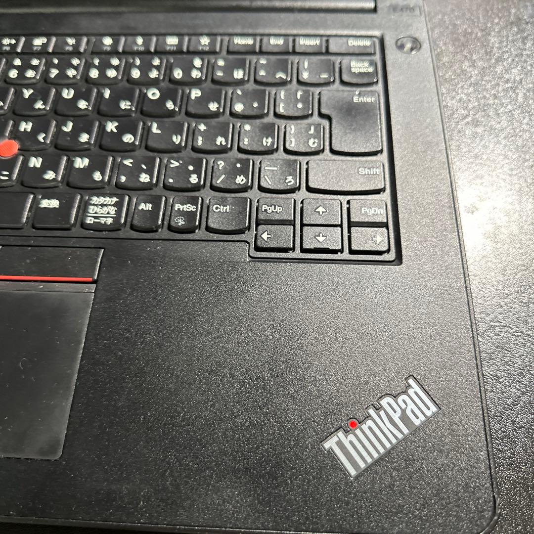 その他ノートPC本体 ThinkPad E470 Core i5-7200U/8GB/250GB