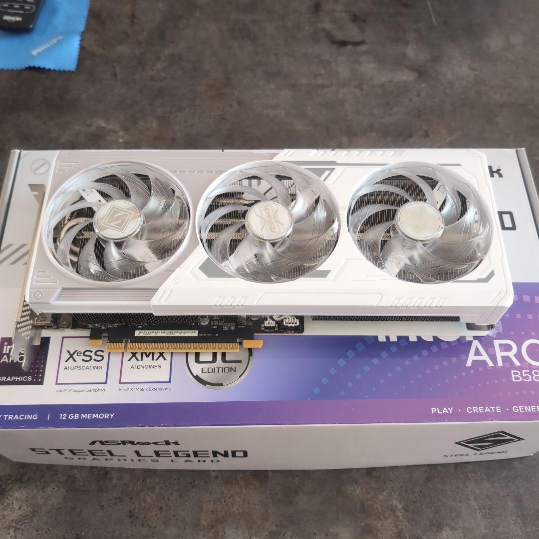 グラフィックボード・グラボ・ビデオカード Asrock Intel Arc B580 12GB STEEL LEGEND