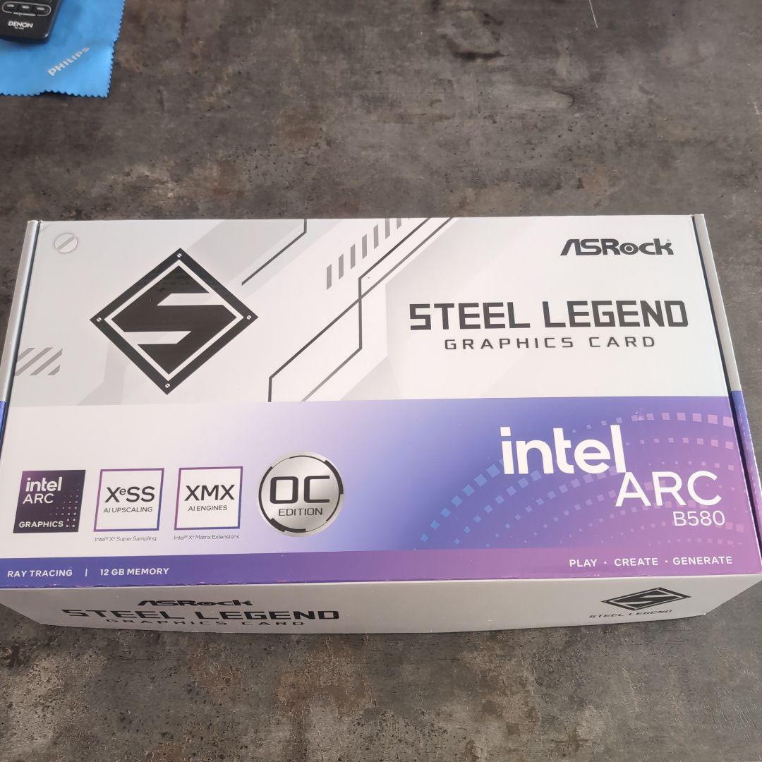 グラフィックボード・グラボ・ビデオカード Asrock Intel Arc B580 12GB STEEL LEGEND