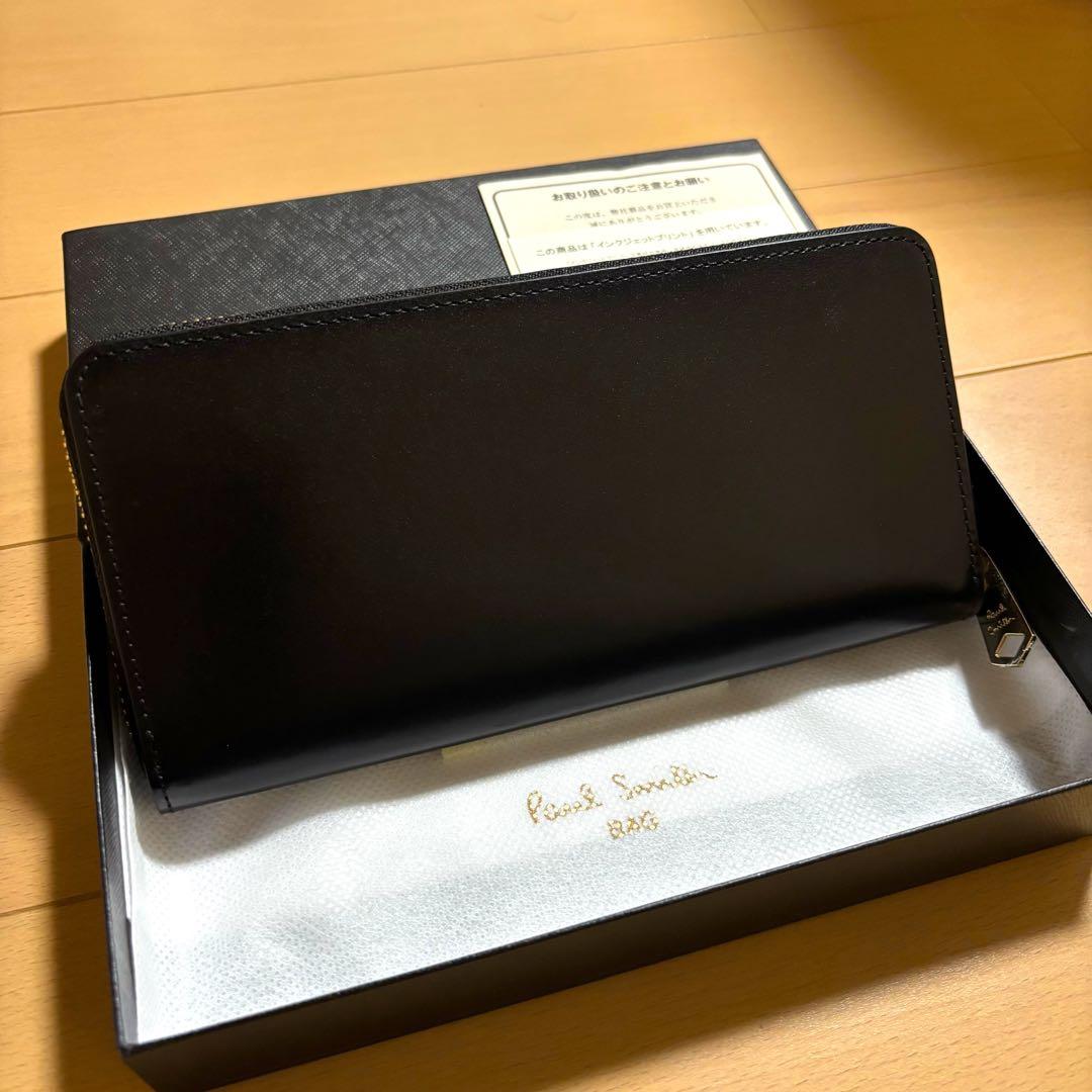 Paul Smith マルチストライプタブ　長財布　ラウンドジップ　新品未使用