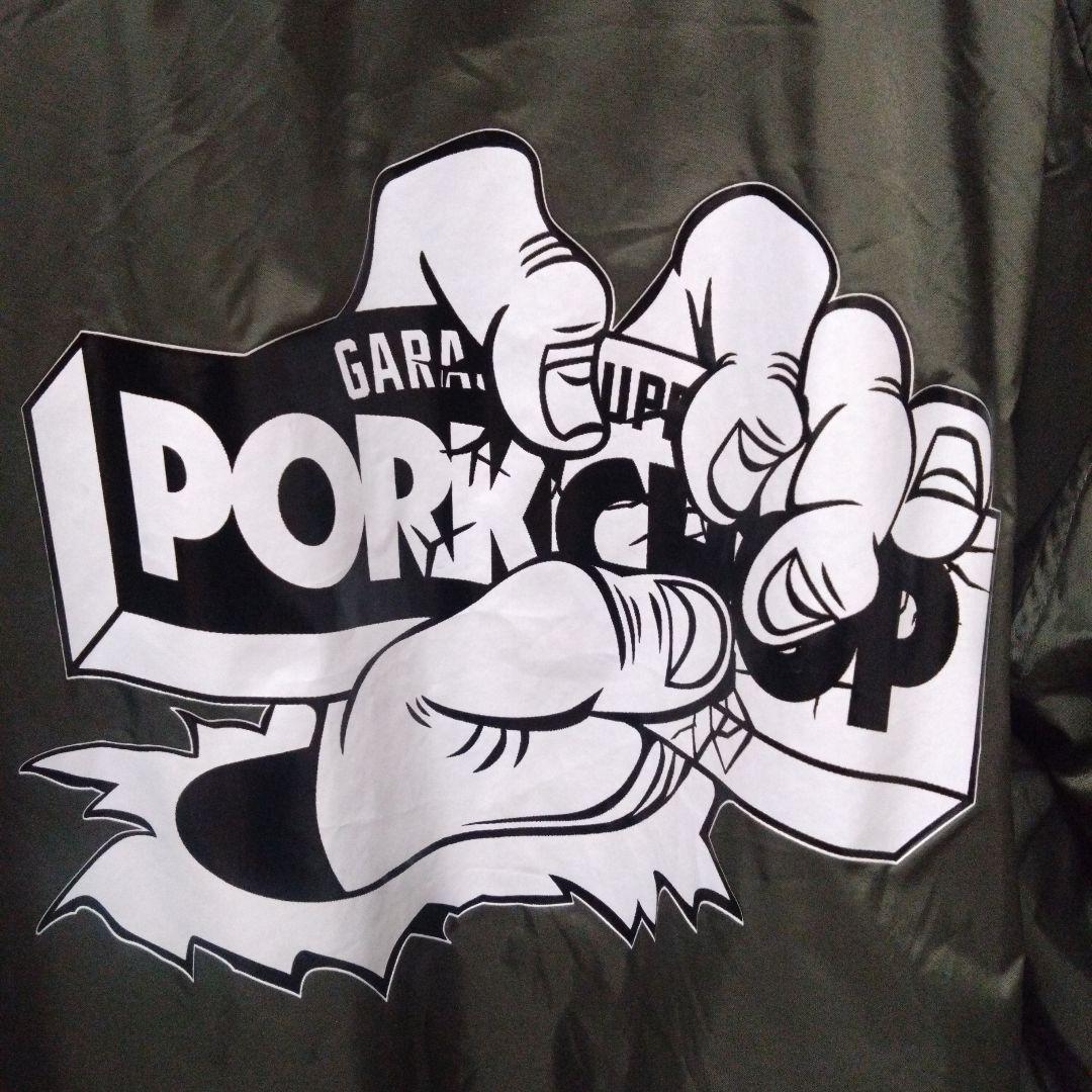 PORKCHOP コーチジャケット オリーブ Lサイズ