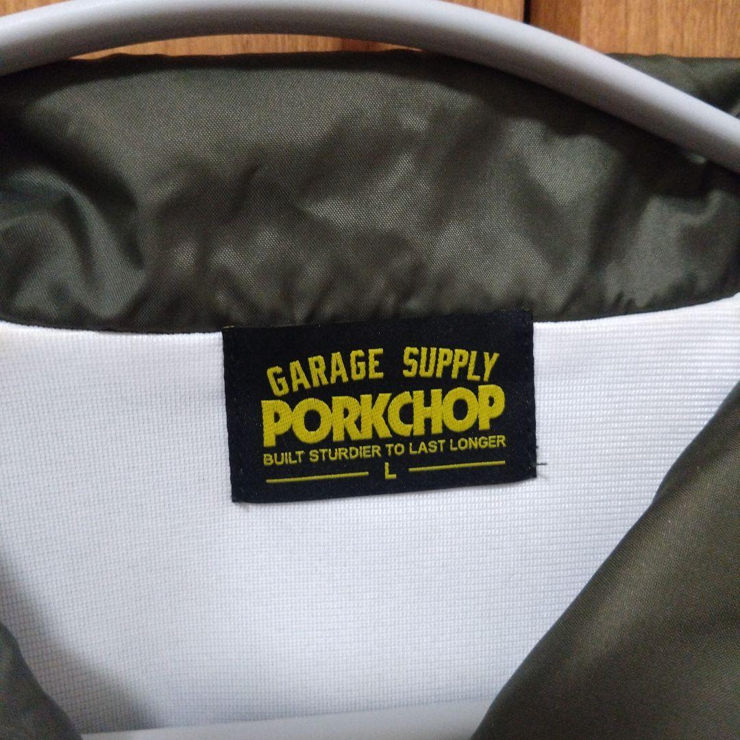PORKCHOP コーチジャケット オリーブ Lサイズ
