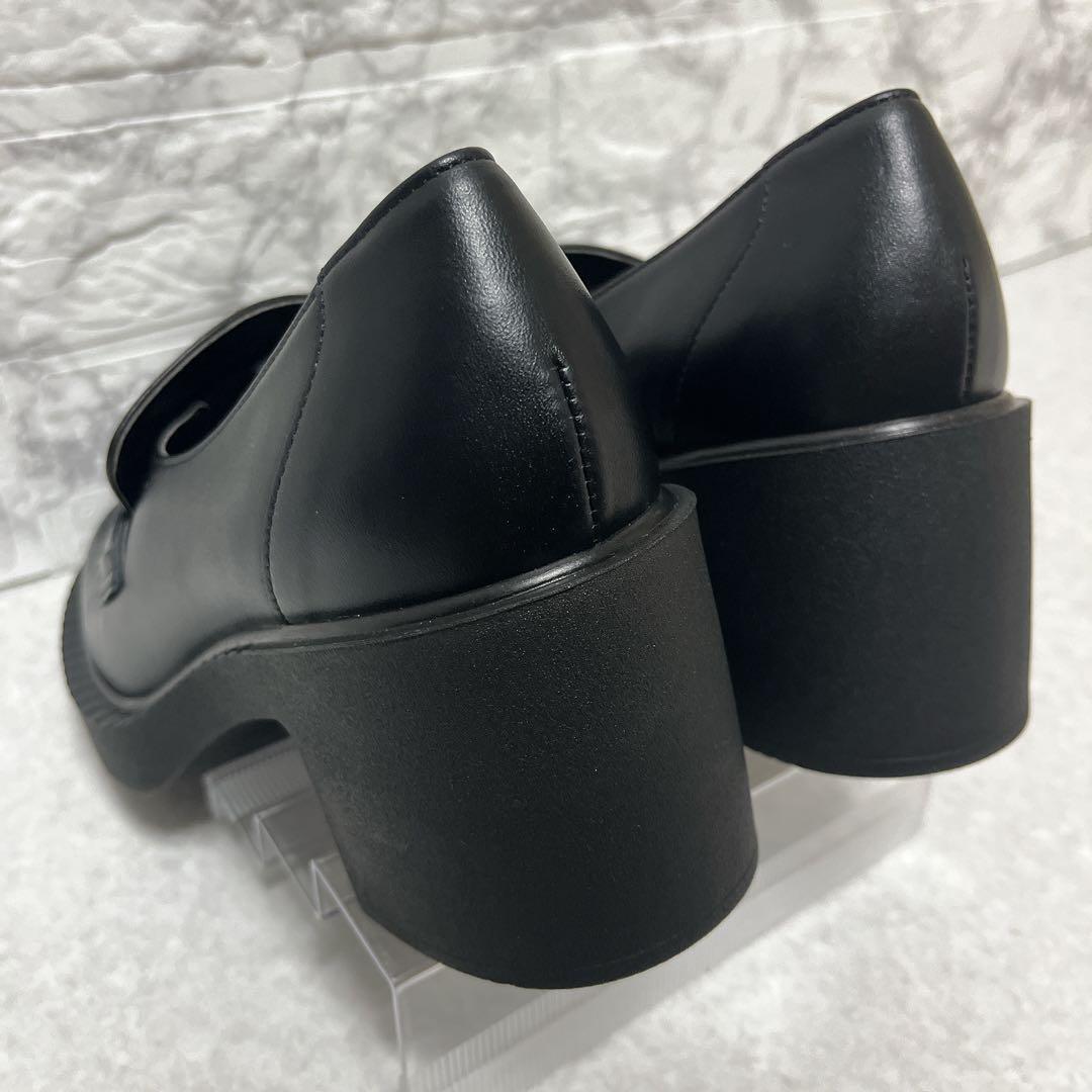 ⭐未使用級・現行品⭐ダイアナ DIANA ヒールアップローファー 黒 24.5