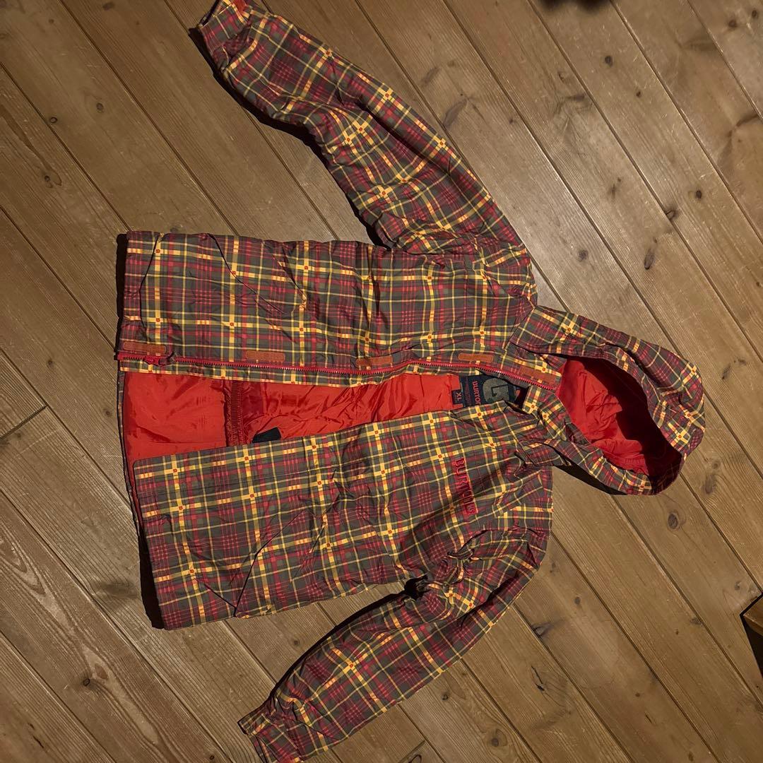 BURTON バートン　チェック　スノーボードウエア　上下　セット