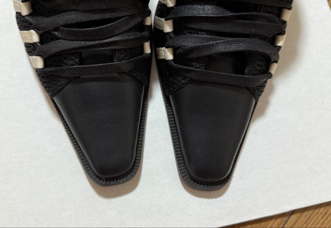 YELLO ブラック/ホワイト スニーカーヒール ミュールヒール 【超美品】