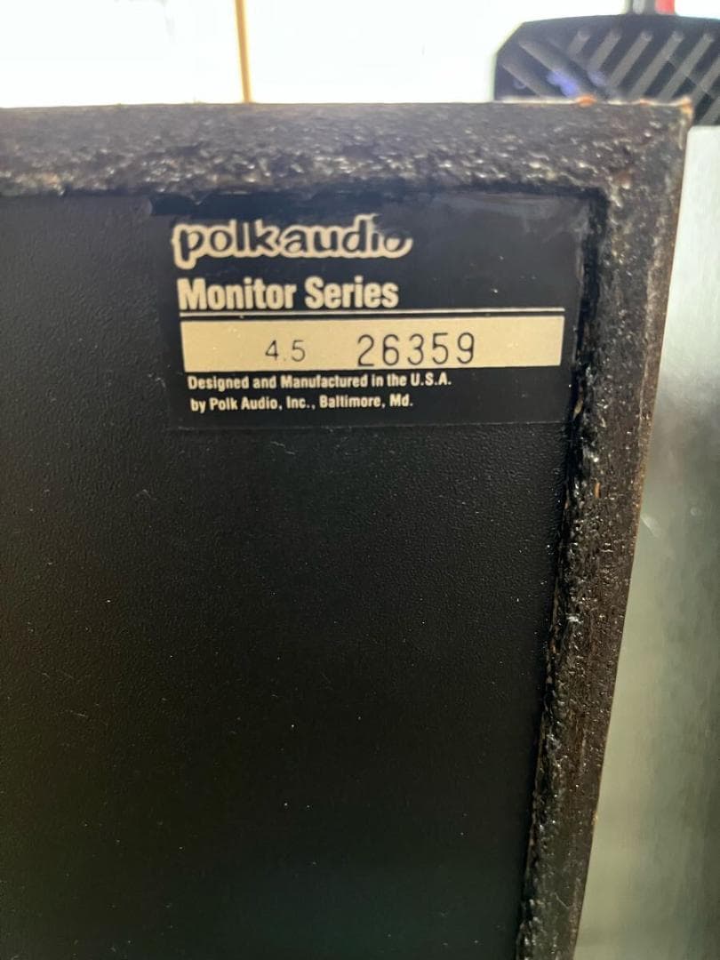 polk audio Monitor Series4.5 ブックシェルフスピーカ