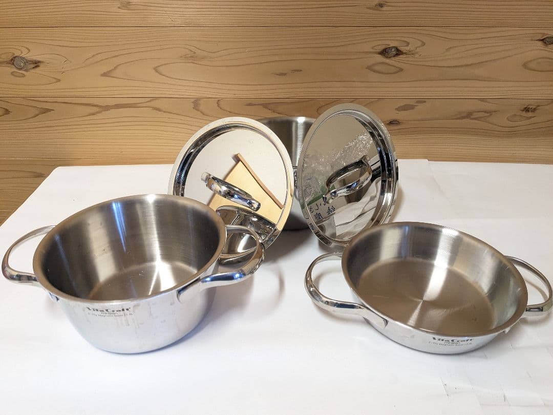 ビタクラフト Vita Craft 両手鍋 　 4点セット ミニパンセット