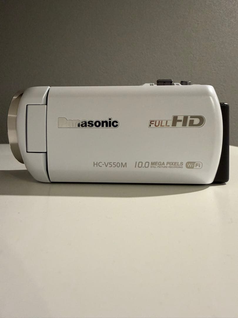 【動作確認済】Panasonic HC-V550M ホワイト 90倍ズーム搭載