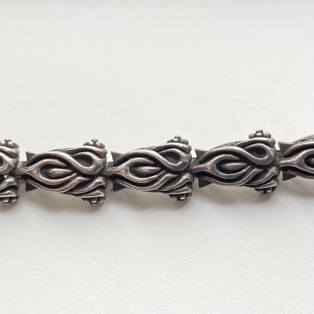 48.47g シルバー925 FIGMART ドラゴン トライバル ブレスレット