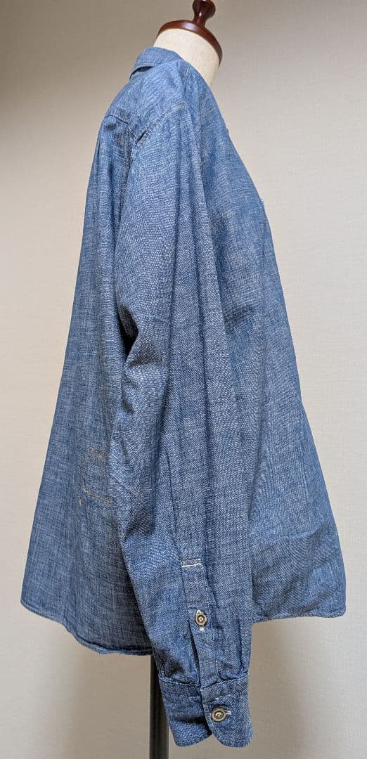 45R タツノオトシゴダンガリーシャツ 日本製 美品