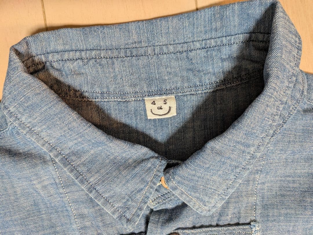 45R タツノオトシゴダンガリーシャツ 日本製 美品