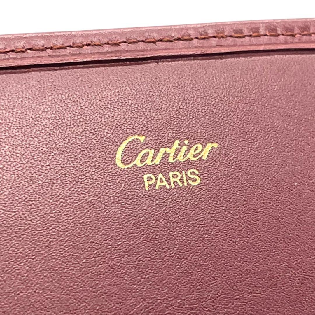 美品　Cartier カルティエ　w6 二つ折り　ケース　名刺入れ　レザー