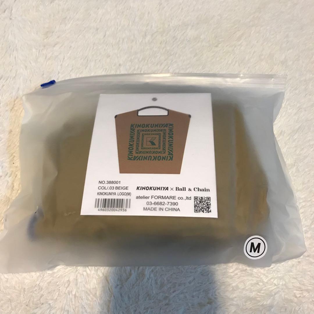 新品　KINOKUNIYA x Ball & Chain エコバッグ ベージュ