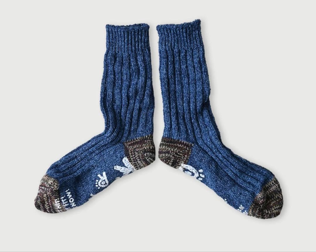 45R ONEONE 宝物のいろいろウール紡ローゲージ靴下　3足セット