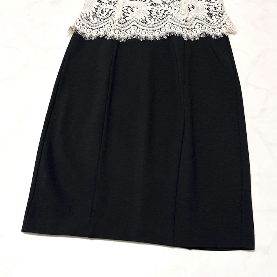 美品✨ テッドベーカー　レース ワンピ―ス　切替　ドレス　大人かわい　上品　3