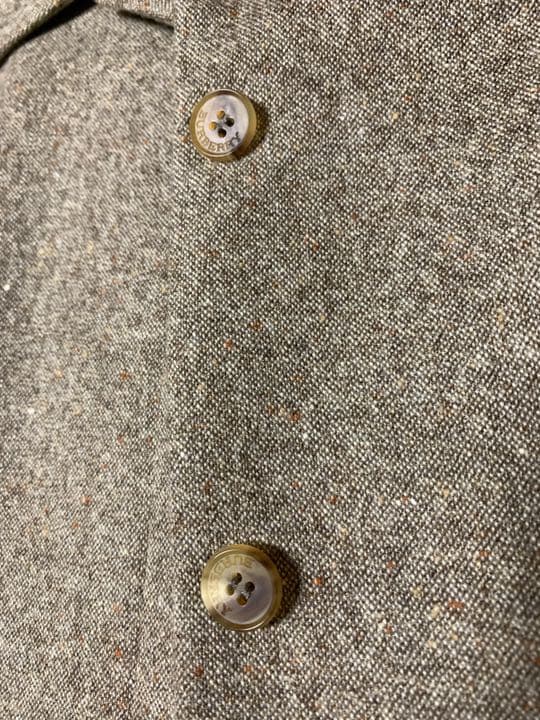 BURBERRY LONDON 茶系ツイード　秋冬パンツスーツ42 極美品！