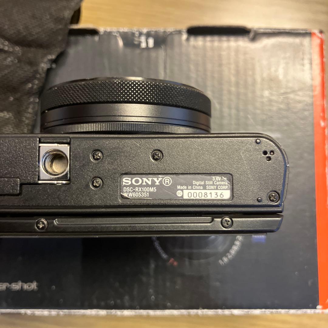 SONY サイバーショット:DSC-RX100M5 ロープロのケース付き