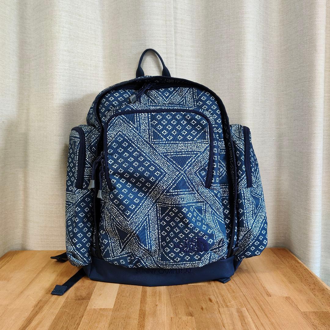 ノースフェイス サニーキャンパー30 キッズ バックパック バンダナ ネイビー