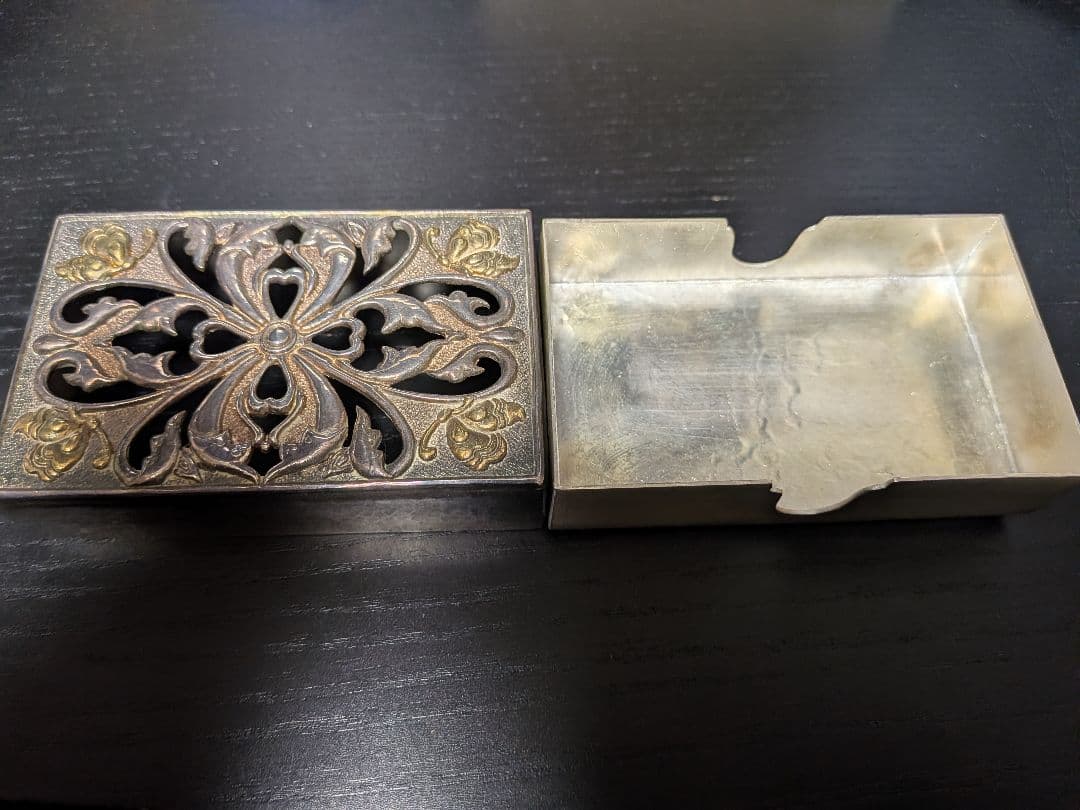 わ*ん様 銀製　アクセサリーケース