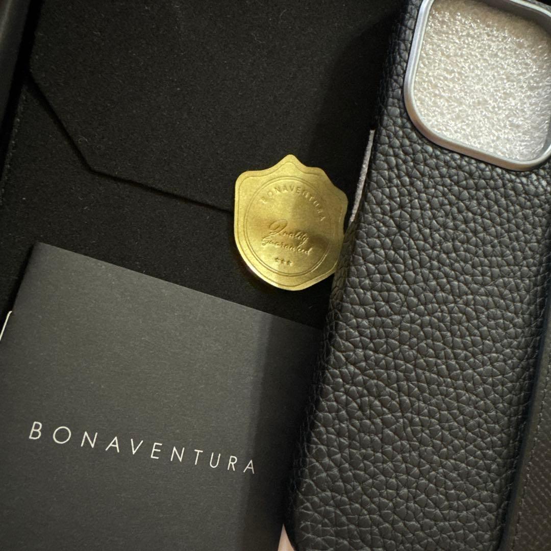 ハンドル付き バックカバーケース シュリンクレザー　iPhone15pro