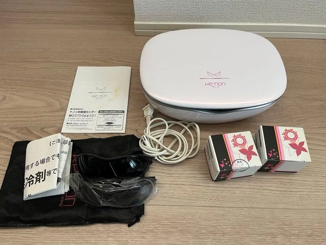 Ke-non ケノン 脱毛器 本体と付属品セット