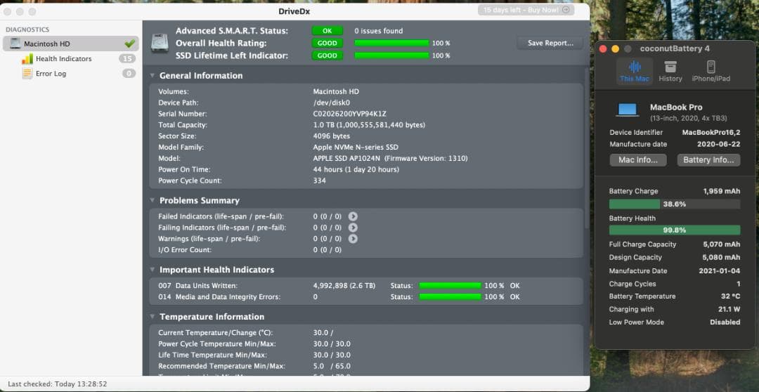 MacBook Pro 2020 Intel TB3×4