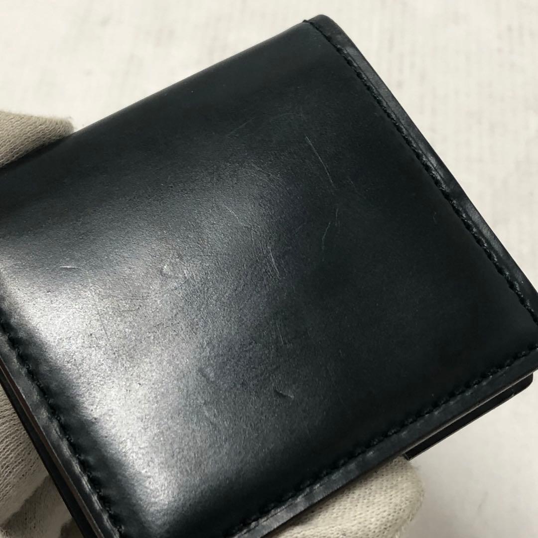 76▢GANZO シェルコードバン2 BOX 小銭入れ UT0602-19