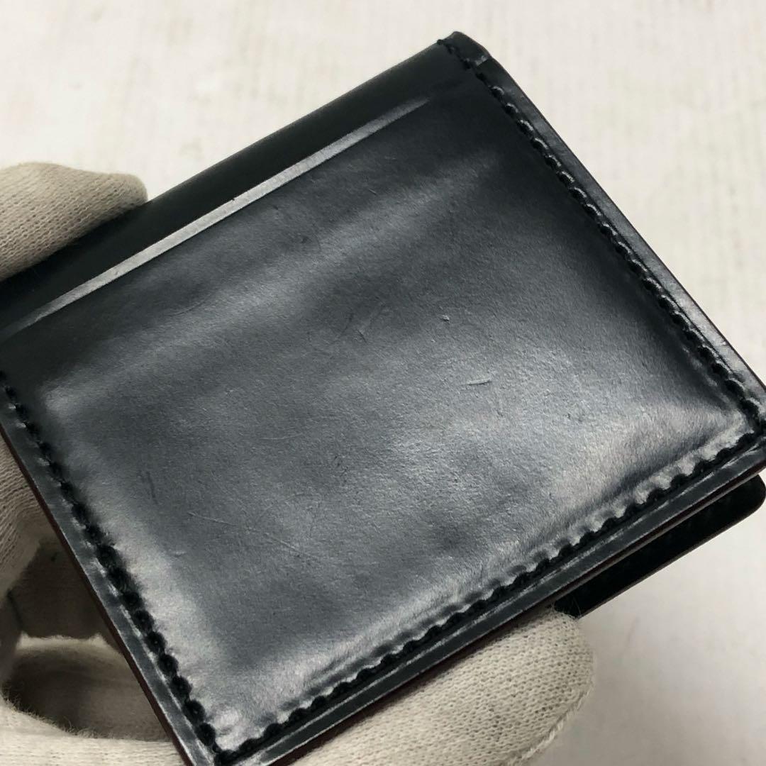 76▢GANZO シェルコードバン2 BOX 小銭入れ UT0602-19