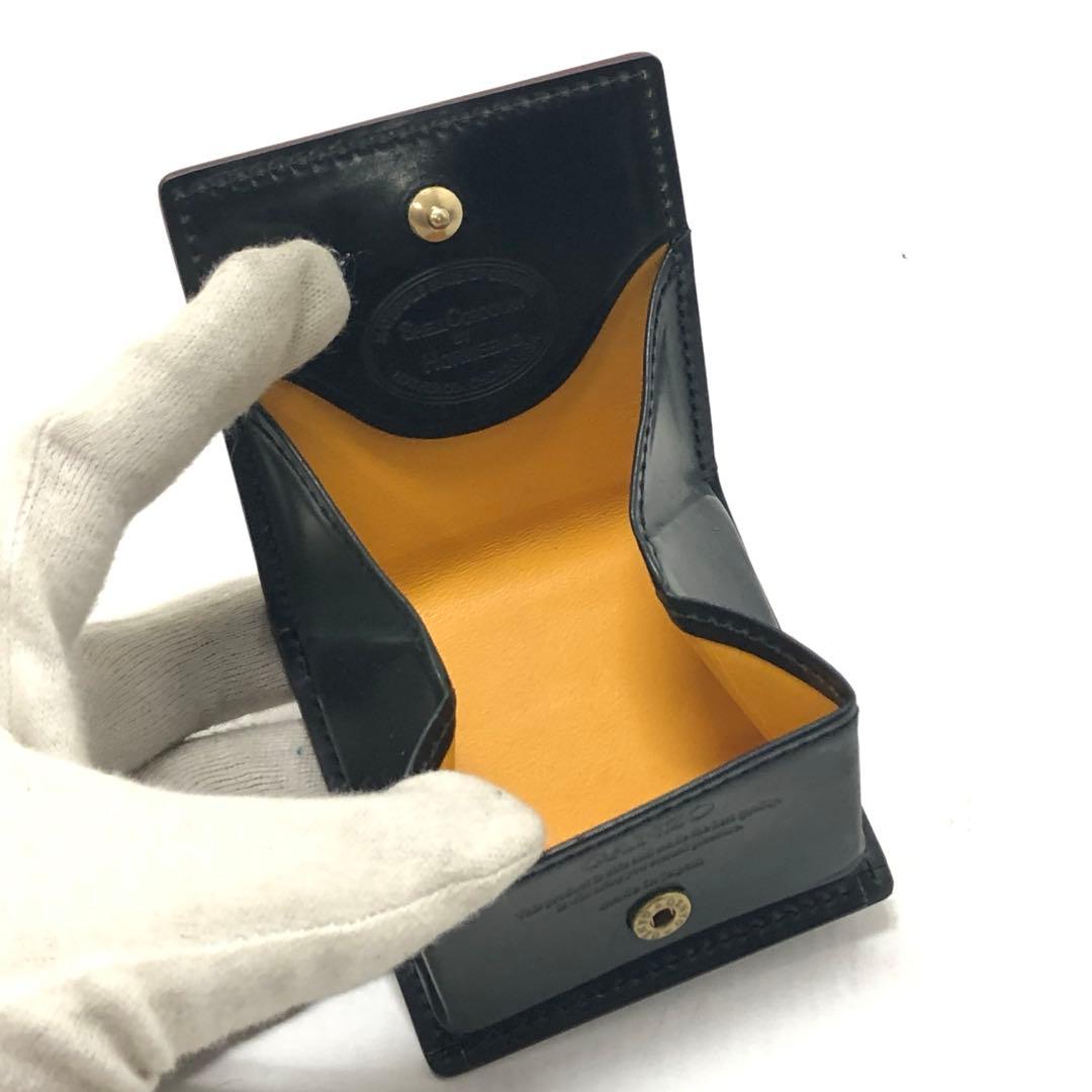 76▢GANZO シェルコードバン2 BOX 小銭入れ UT0602-19