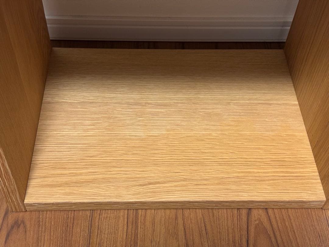 スタッキングシェルフ　２段　オーク材