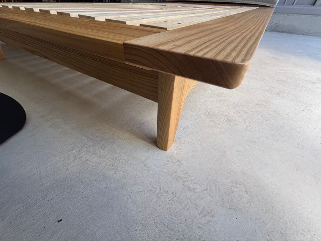 【ジル】IDEE アッシュ　オレイエ　セミダブルベッド