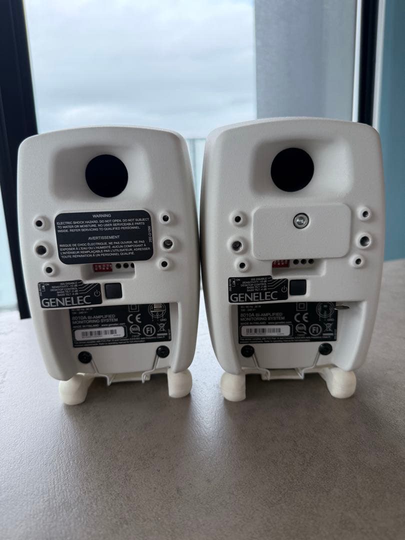 GENELEC 8010A ホワイト（ペア）【美品／箱付き】