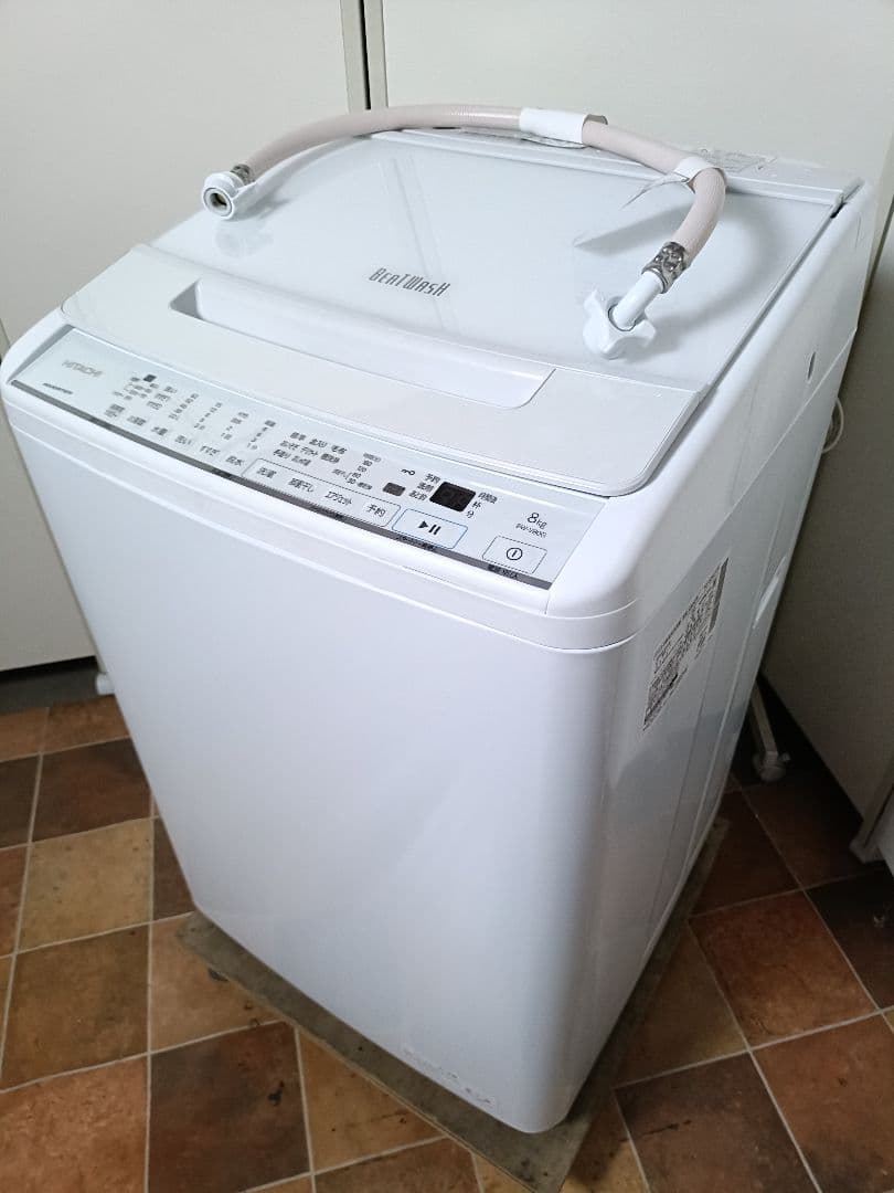 日立 ビートウォッシュ BW-DV80G 洗濯機 8kg 22年製