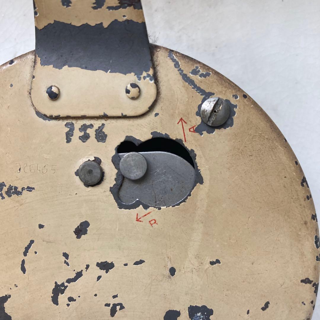 フランス アンティーク SMI社製 レトロ 壁掛け時計 ホワイト・イエロー