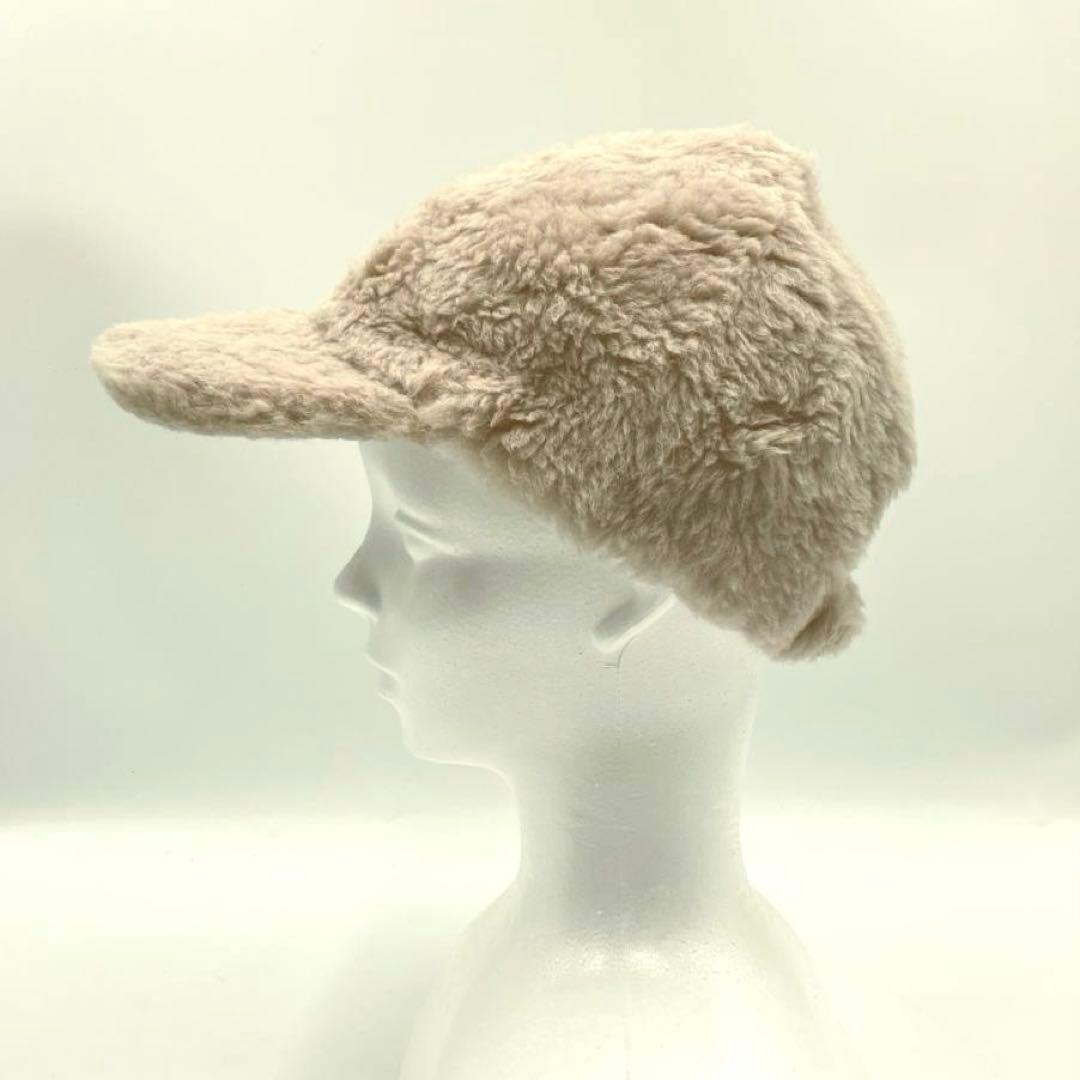 【極美品】マックスマーラ　近年✨テディベア ベースボールキャップ ベージュ