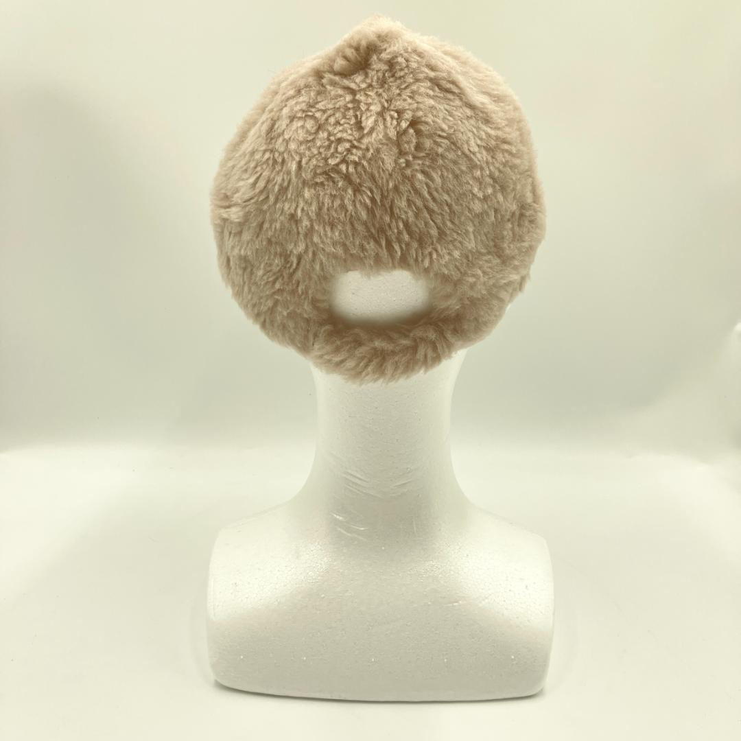 【極美品】マックスマーラ　近年✨テディベア ベースボールキャップ ベージュ