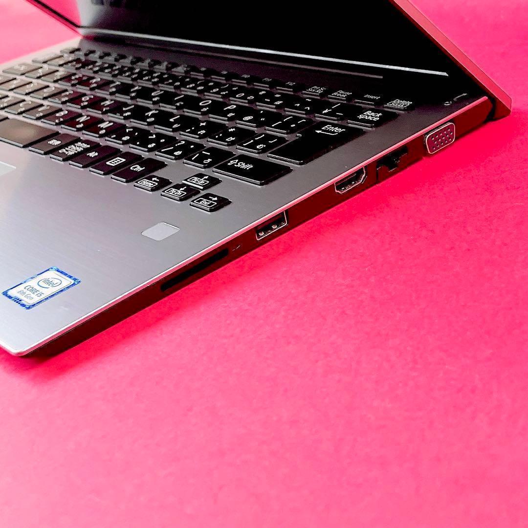 Windows11対応❣️小型軽量✨️薄型VAIOノートパソコン快適SSDカメラ付き